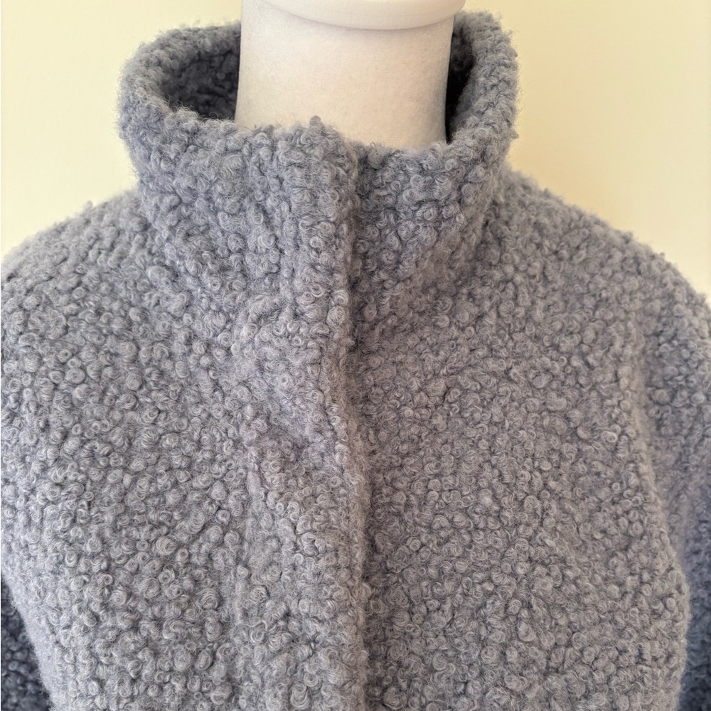 Small Rafaella Blue Teddy Coat - Picture 6 of 15